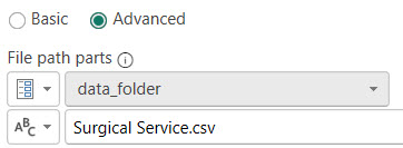 Snapshot of the file Source configuration